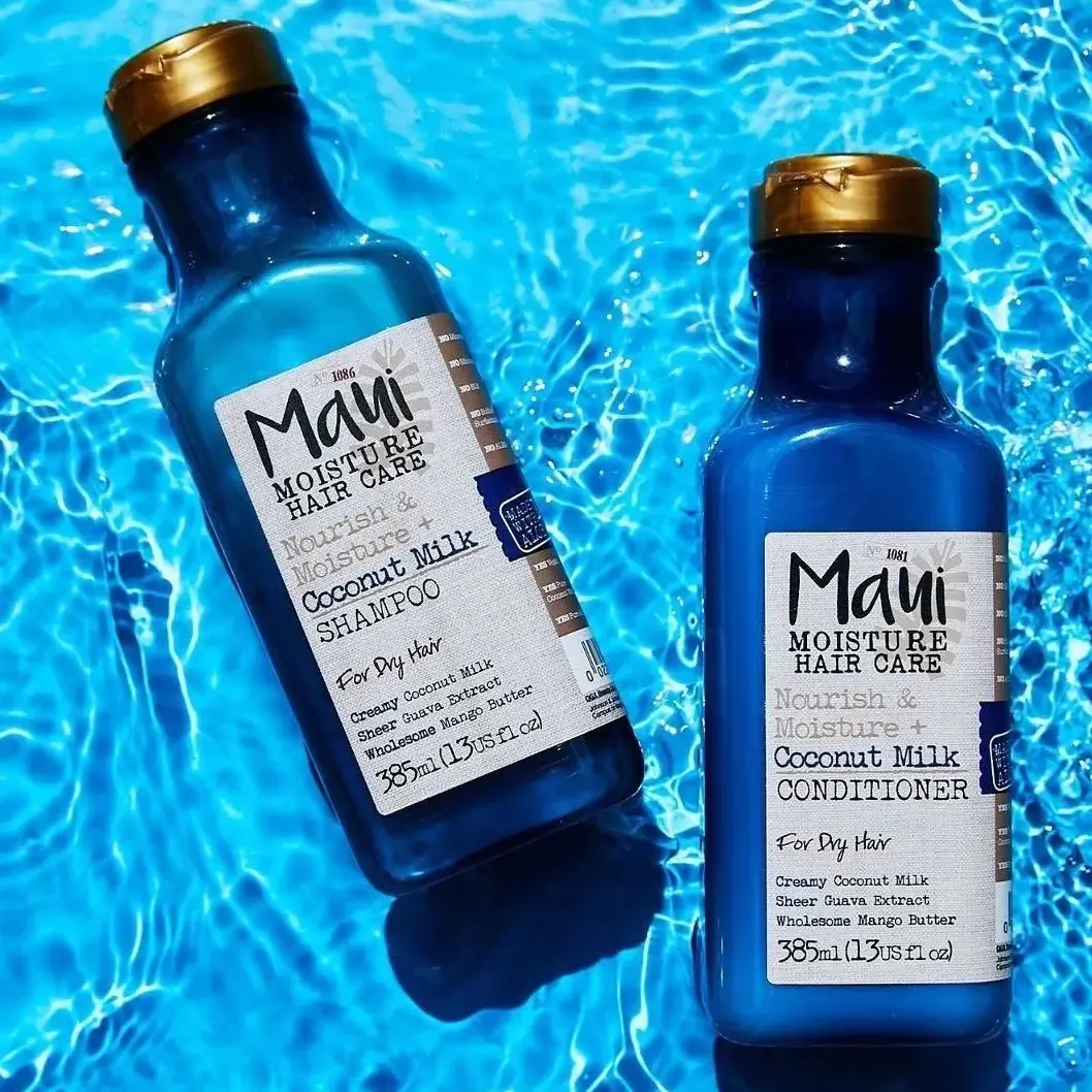 شامپو مائوئی مدل COCONUT MILK مناسب موهای خشک  MAUI NOURISH & MOISTURE COCONUT MILK SHAMPOO FOR DRY HAIR