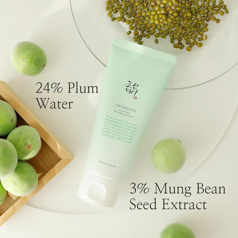 ژل شستشوی آلو سبز و ماش بیوتی آف جوسان Beauty of Joseon Green Plum Refreshing Cleanser