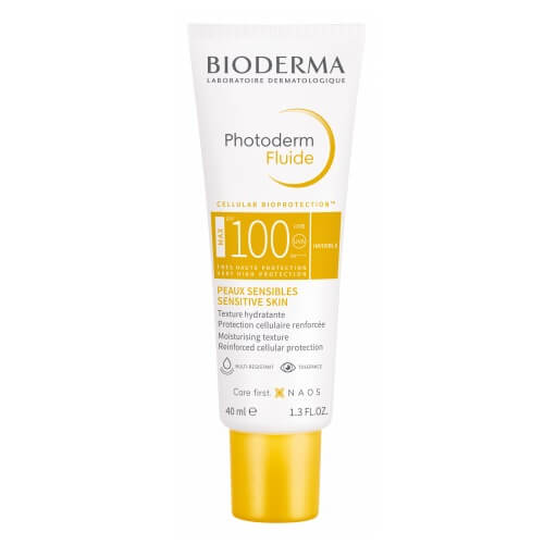 کرم ضد آفتاب فتودرم فلوئید بی رنگ SPF 100 بایودرما