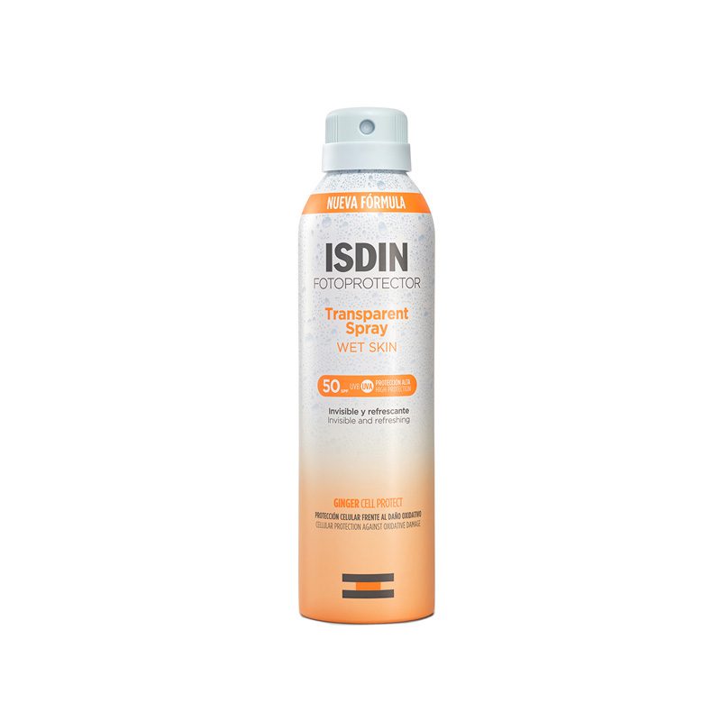 اسپری ضد آفتاب بدن ایزدین بی رنگ با SPF50