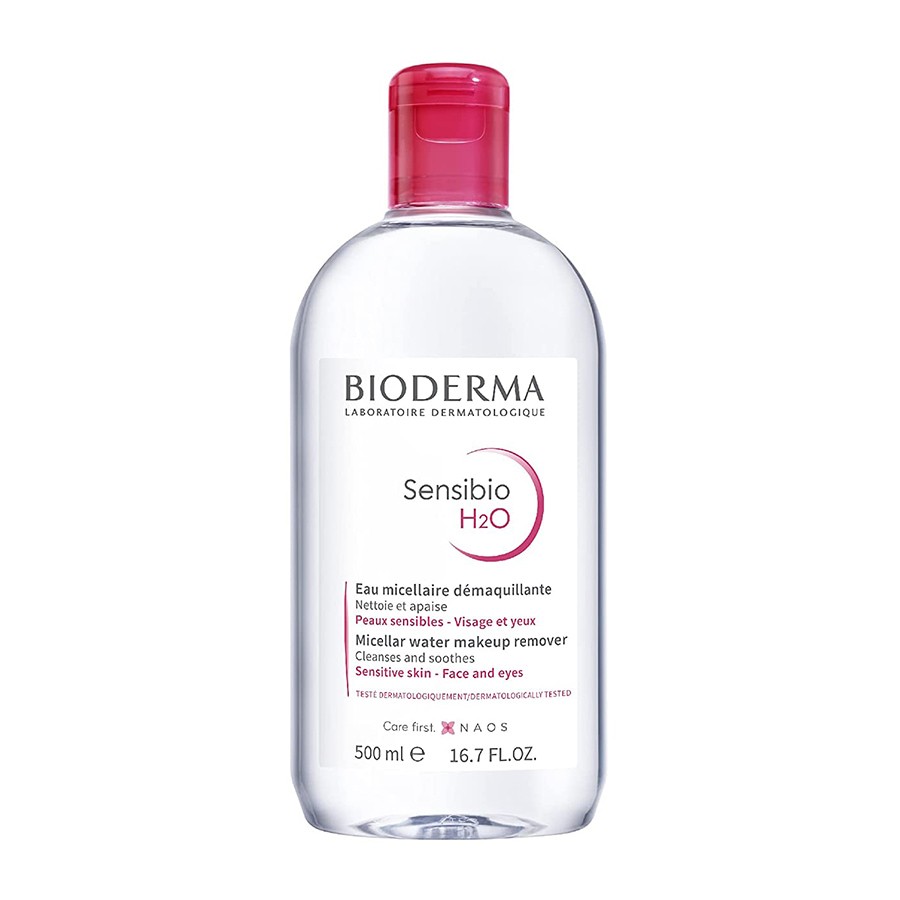 میسلار واتر مناسب پوست حساس بایودرما 500 میل Bioderma Sensibio H2O Micellar Water