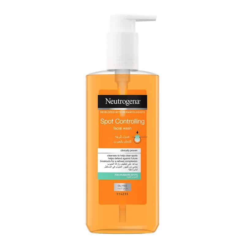ژل شستشوی صورت ضد جوش و آکنه نوتروژینا Neutrogena Spot Controlling Daily Face Wash