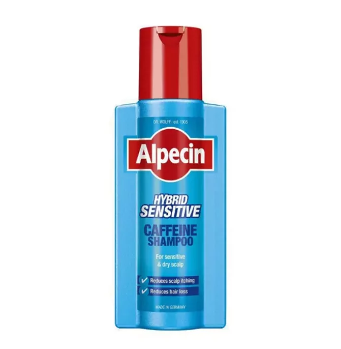 شامپو آلپسین Alpecin هیبرید کافئین Hybrid Caffeine ضد ریزش و آبرسان