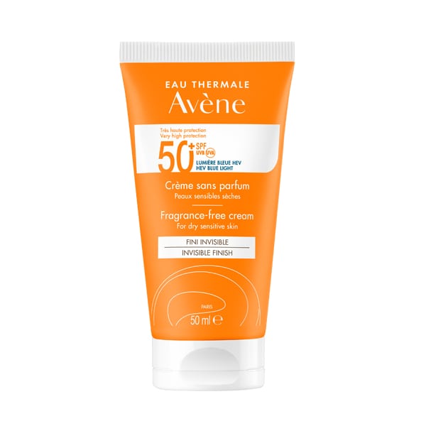کرم ضد آفتاب بی رنگ اون SPF50 مخصوص پوست خشک حساس 50 میل