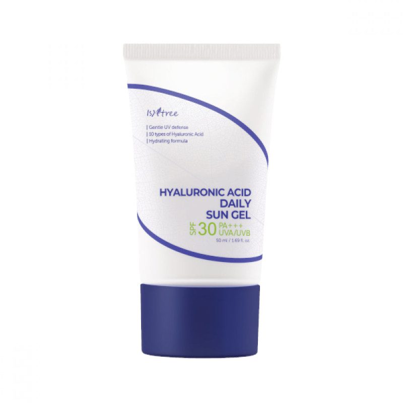 ضد آفتاب ژلی هیالورونیک اسید و تسکین دهنده ایزنتری  Isntree Hyaluronic Acid Daily Sun Gels SPF30