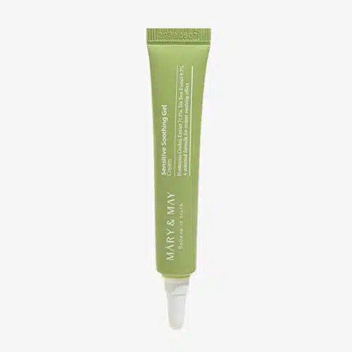 ژل کرم تسکین دهنده صورت با عصاره هاتوئینیا و درخت چای مری اند می Mary May Sensitive Soothing Gel Cream 12 g