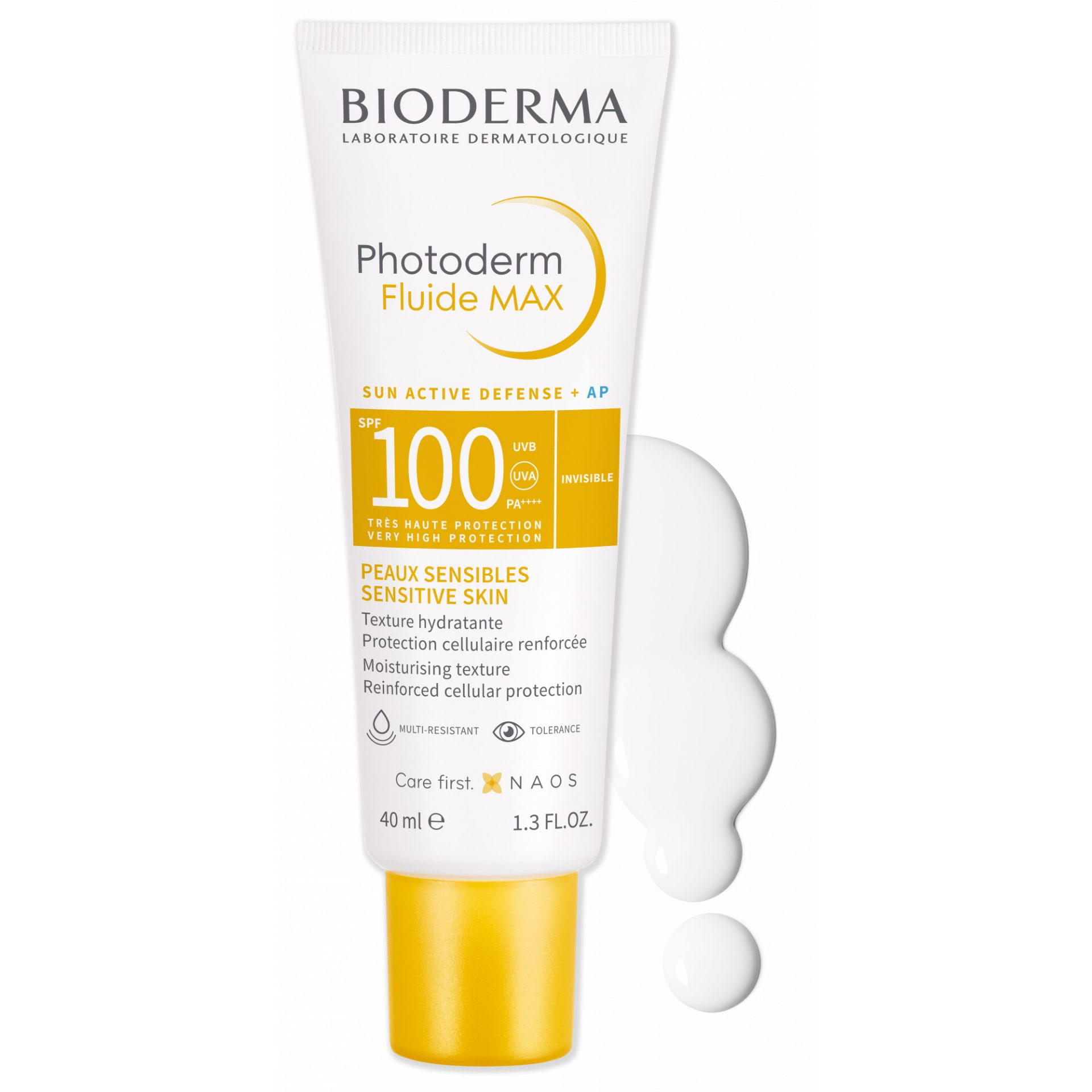 ضد آفتاب فوتودرم فلویید مکس SPF100 بی رنگ بایودرما Bioderma Photoderm Fluide MAX