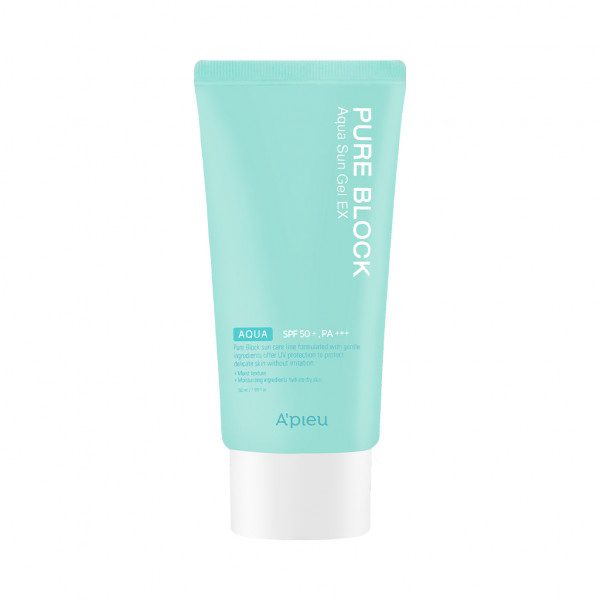 ضد آفتاب آپیو spf50 مدل آکوا 50 میل   Apieu Aqua Pure Block Sun Gel Ex