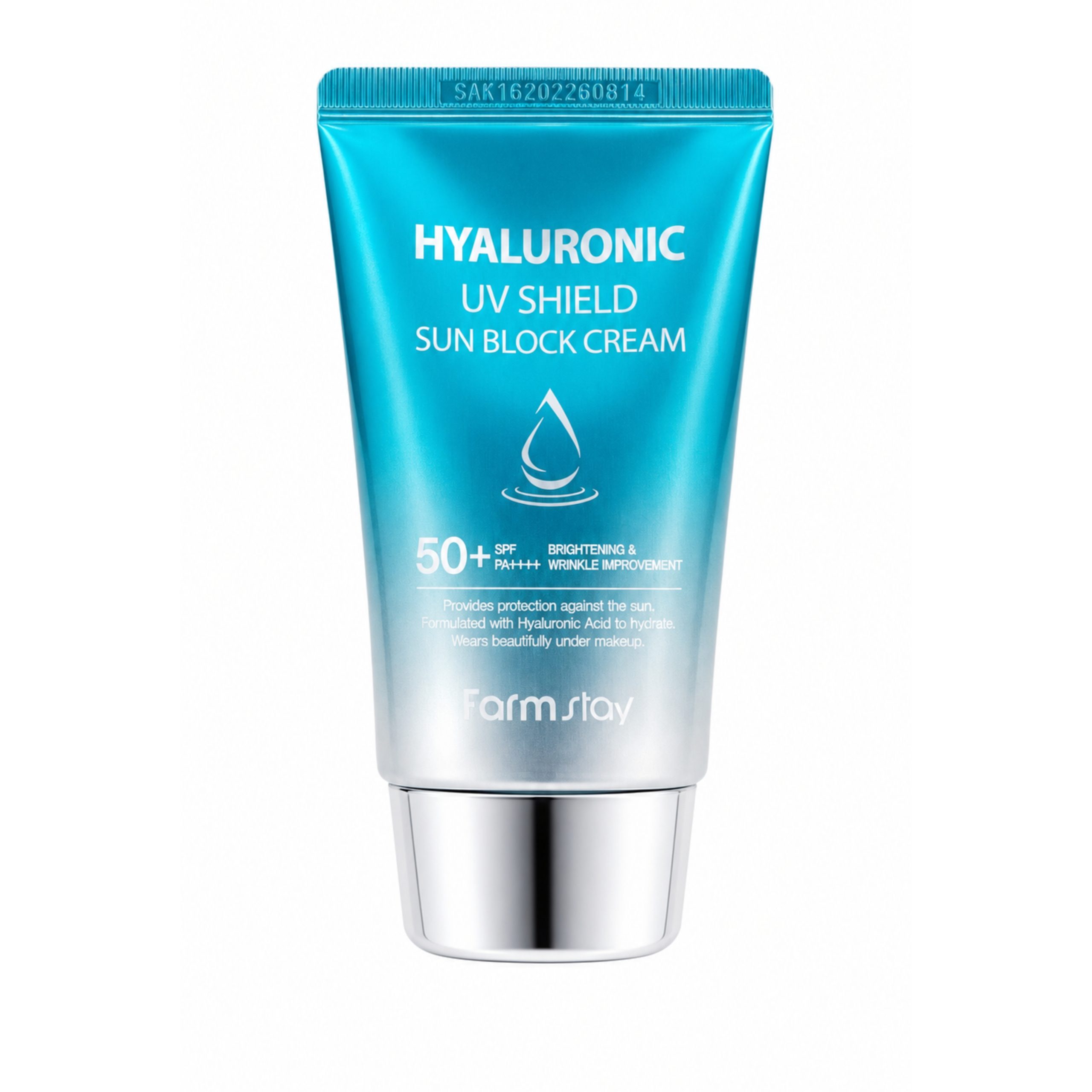 ضد آفتاب هیالورونیک اسید فارم استی 50 گرم Farm Stay Hyaluronic UV Shield Sun Block Cream SPF 50+