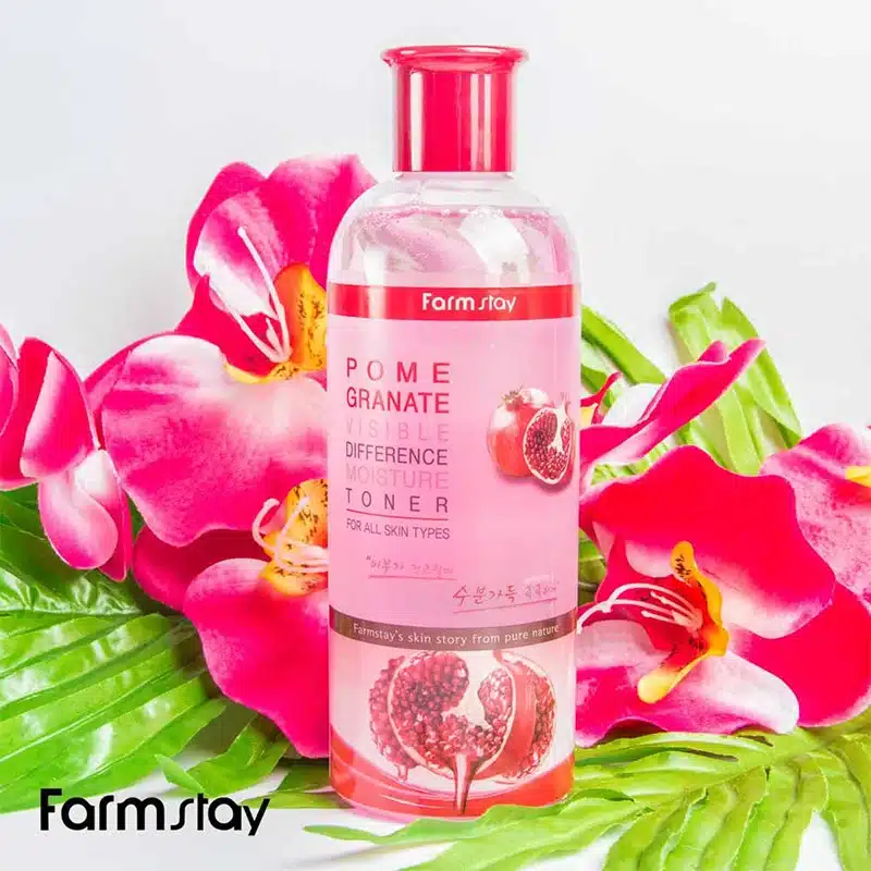 تونر مرطوب کننده انار فارم استی 350 میل FARM STAY POMEGRANATE Moisturizing Toner