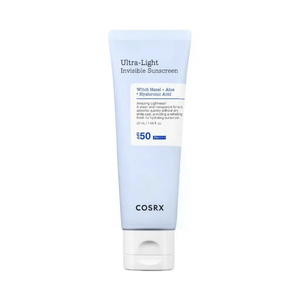 ضد آفتاب فوق سبک و بدون رنگ الترا لایت کوزارکس 50 میل COSRX Ultra Light Invisible Sunscreen SPF50