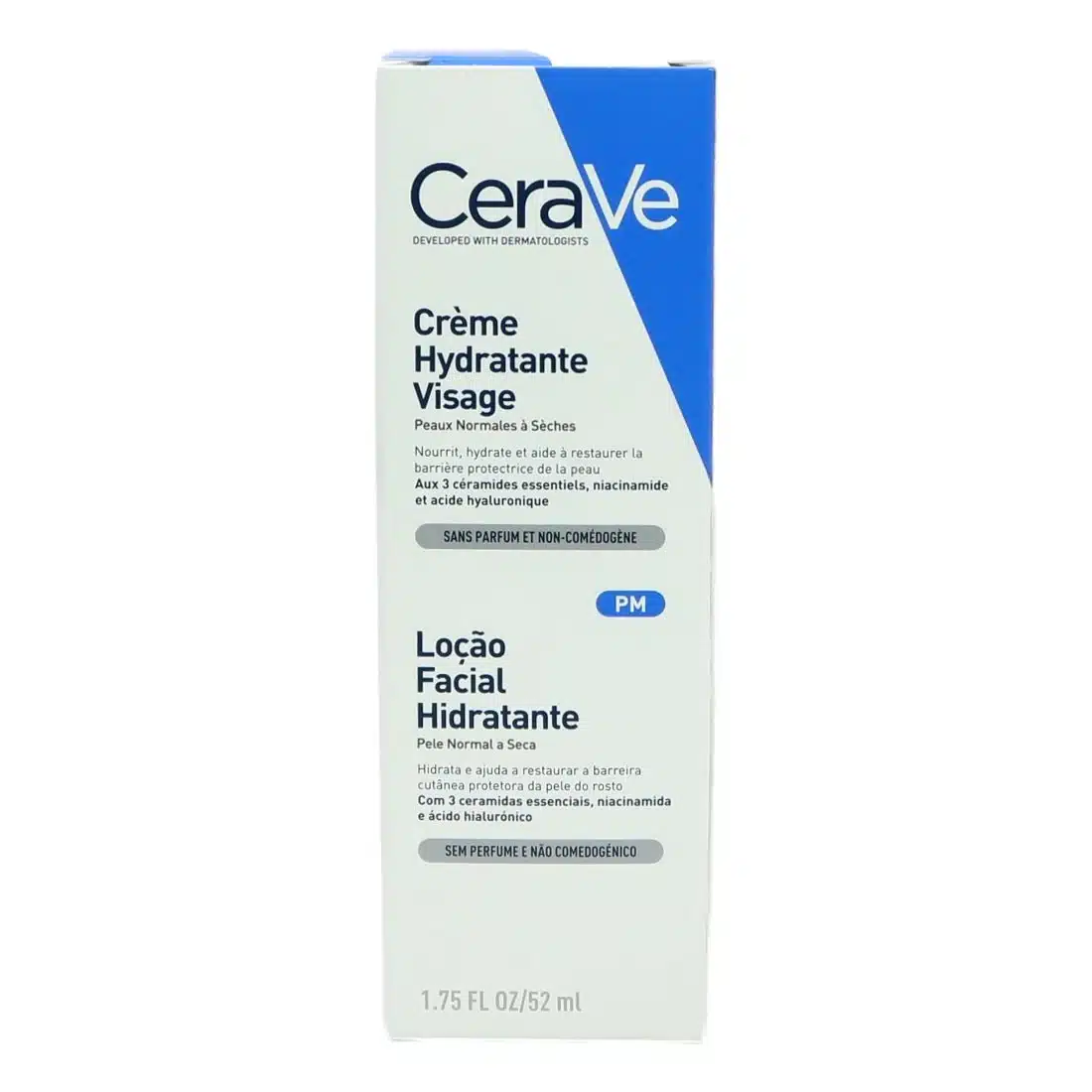 لوسیون صورت و بدن مناسب پوست نرمال و خشک 52 میل سراوی (شب) CeraVe Pm