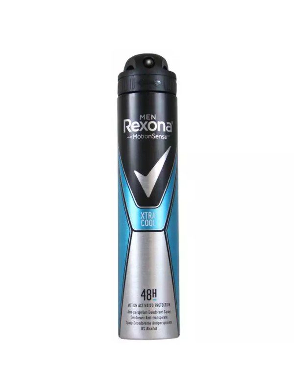اسپری دئودورانت رکسونا اکسترا کول مردانه 200 میل REXONA XTRA COOL
