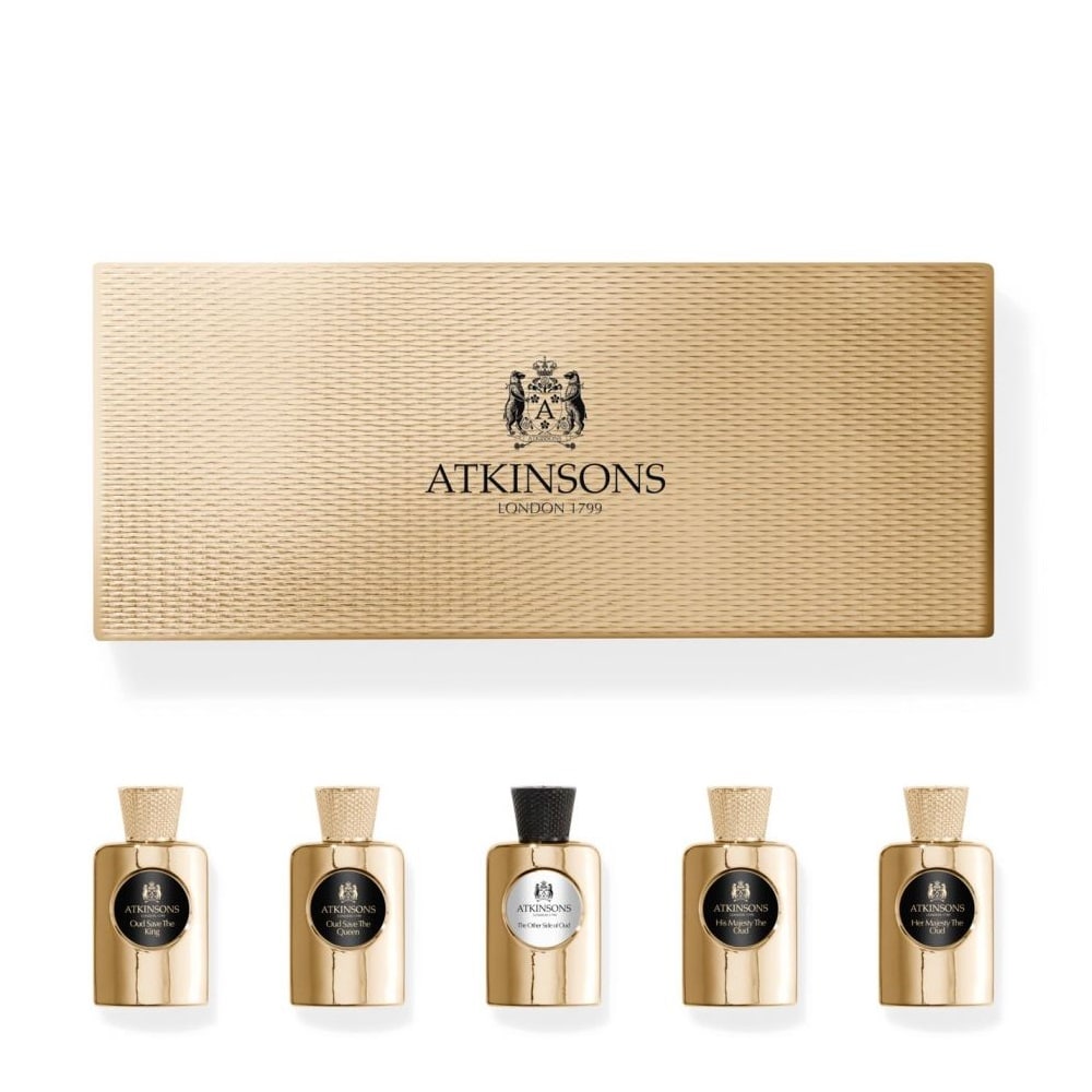 مجموعه عطر 5 عددی اتکینسون با نت های عود در حجم هر شیشه 5 میل  ATKINSONS LONDON 1997 THE OUD ESSENTIALS