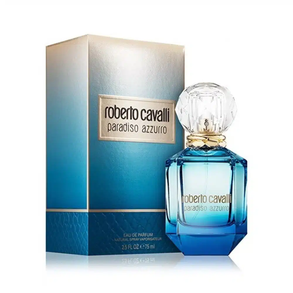 عطر ادکلن زنانه روبرتو کاوالی پارادایسو آزورو 75 میل Roberto Cavalli Paradiso Azzurro
