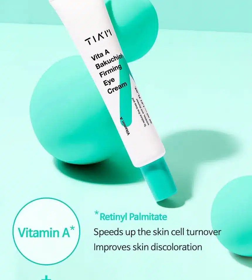 کرم دور چشم باکوچیول تیام جوانساز و لیفتینگ 30 میل Tiam – Vita A Bakuchiol Firming Eye Cream