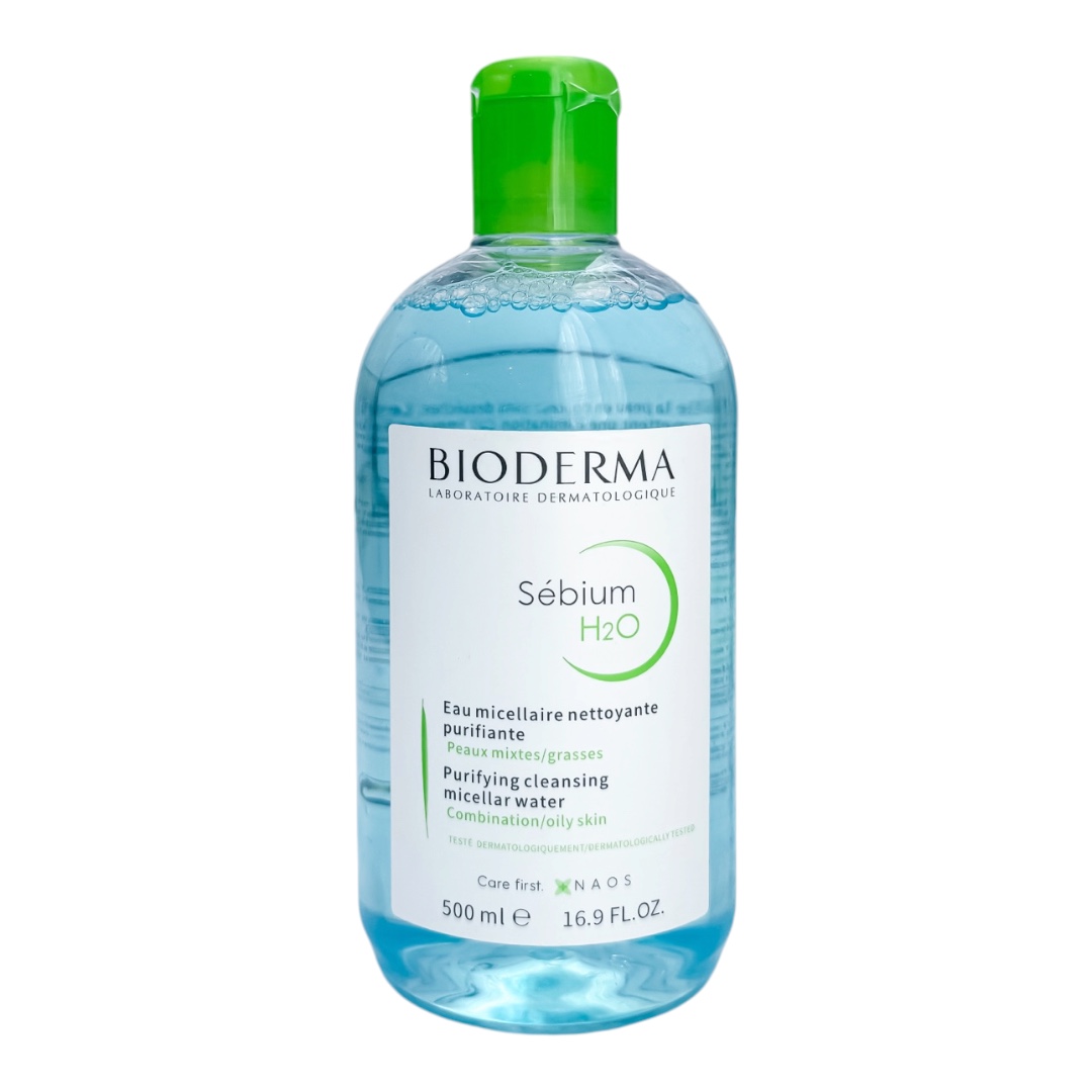 میسلار واتر Sebiom H2O بایودرما مخصوص پوست چرب و مختلط حجم 500 میل