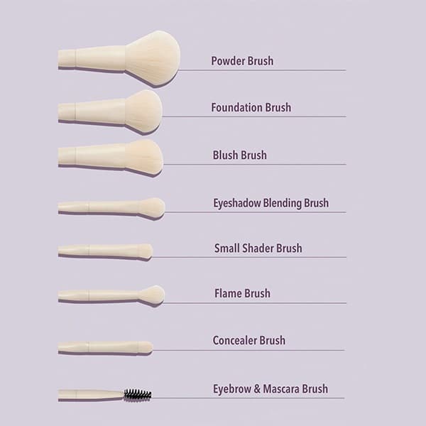 ست براش ۸ عددی شیگلم مدل pro core brush kit
