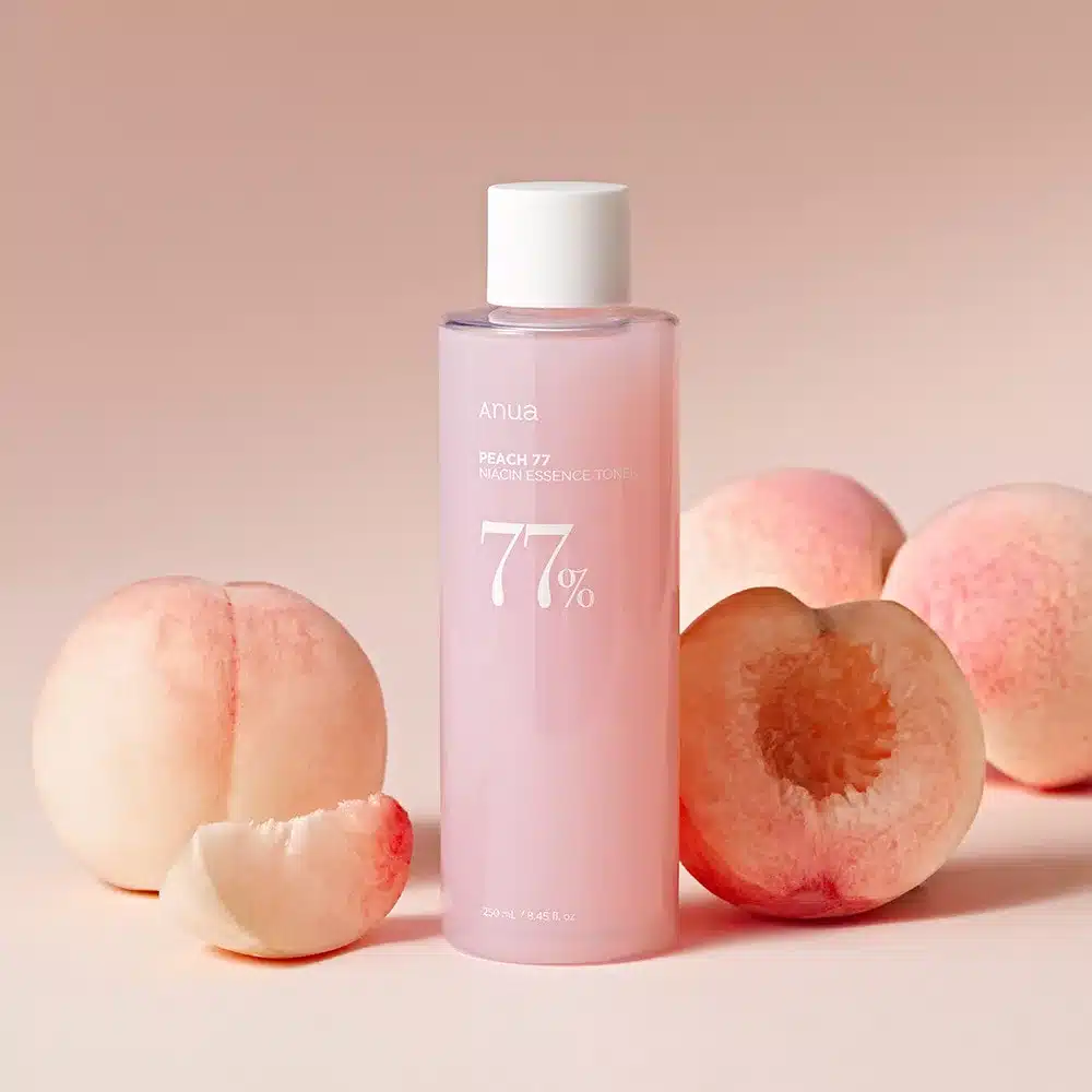 تونر اسنس مرطوب کننده و روشن کننده هلو نیاسینامید آنوا 250 میل Anua Peach 77% Niacin Essence Toner