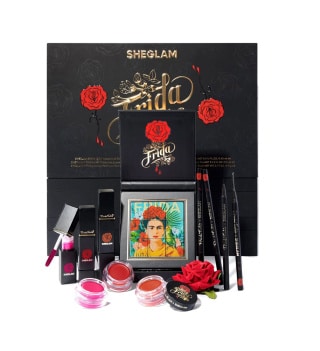 ست کلکسیون کامل مدل X Frida Kahlo شیگلم Sheglam X Frida Kahlo Full Collection Set