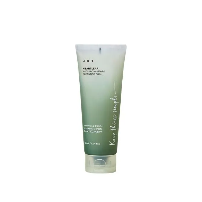 آنوا فوم پاک کننده رطوبت سوکسینیک Succinic Heartleaf 150ml