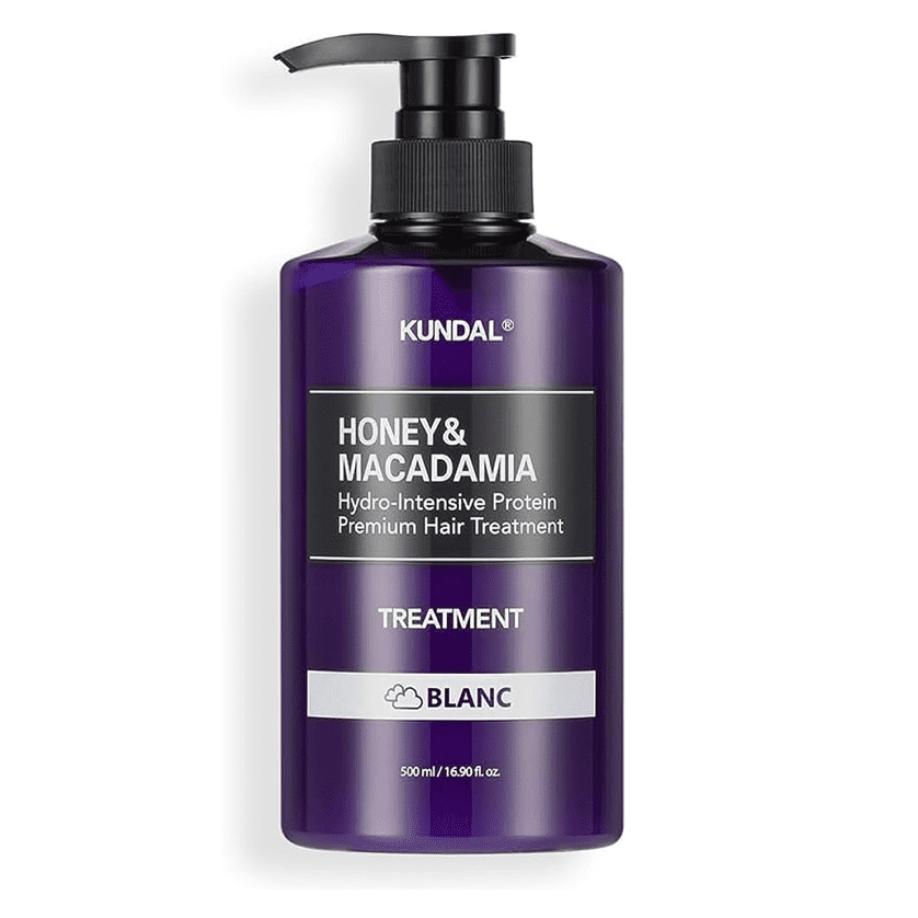 پروتئین ماکادمیا کوندال مدل بلنک Kundal – Honey &amp; Macadamia Protein Hair Treatment 500ml – Blanc