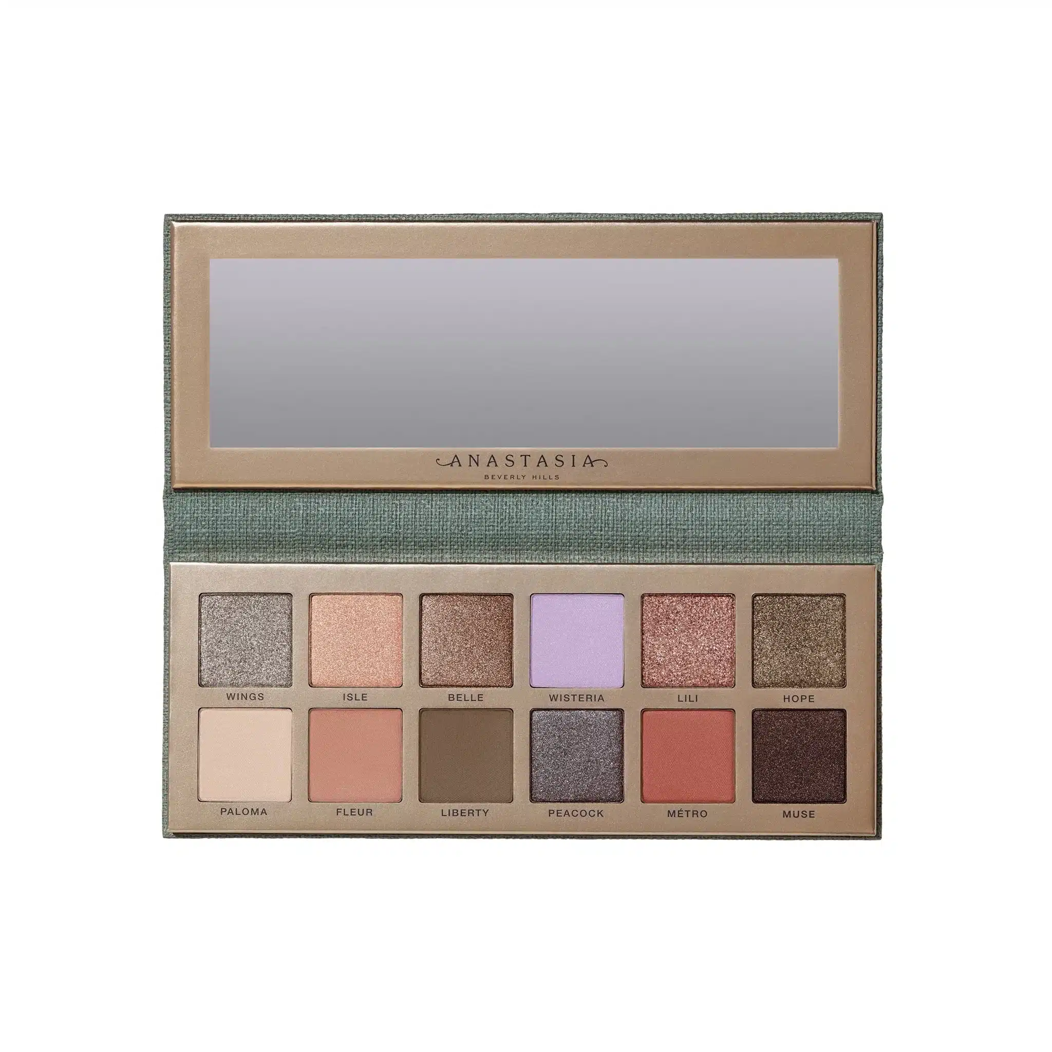 پالت سایه چشم پودر براق Nouveau آناستازیا anastasia