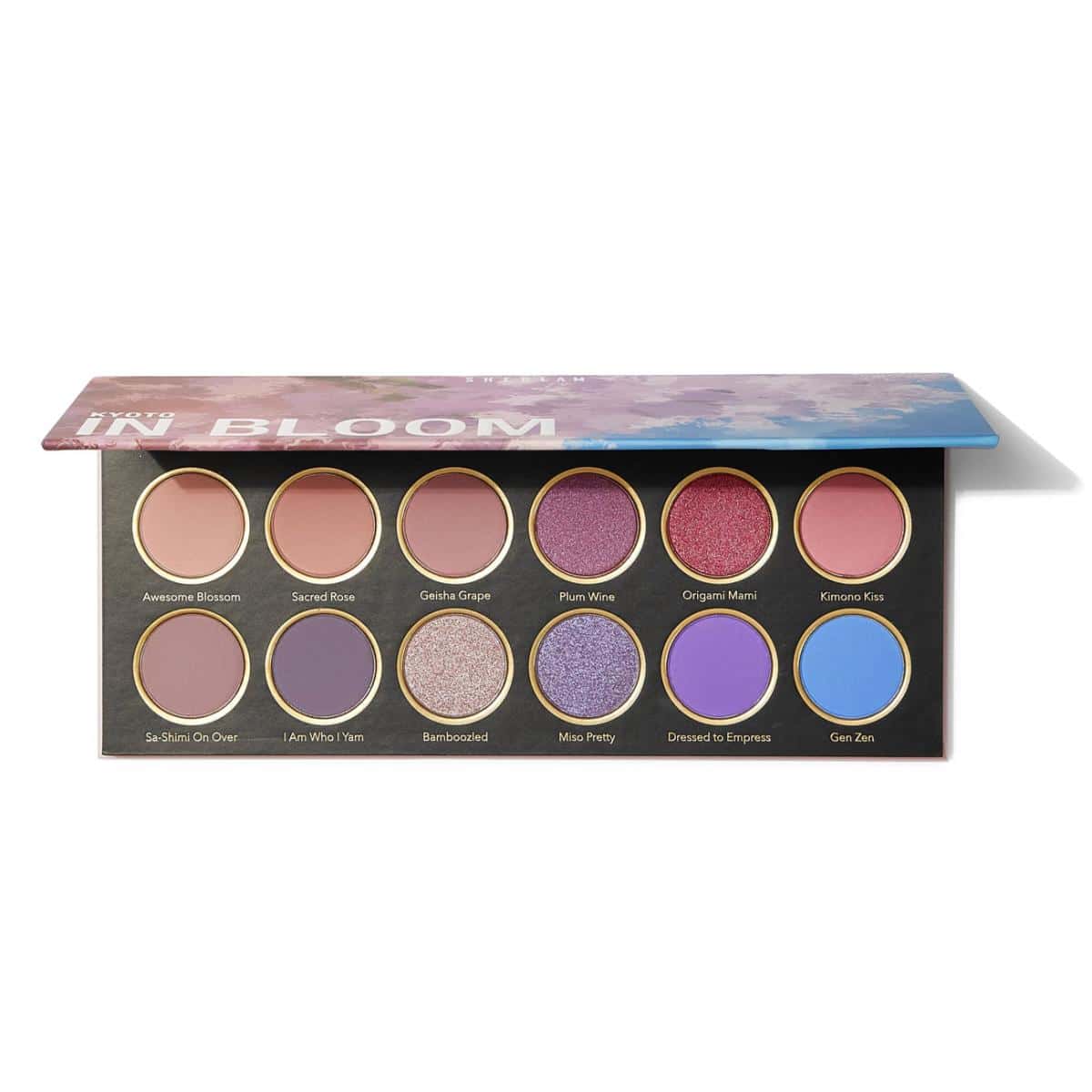 پالت سایه خاص شیگلم ١٢رنگ جذاب مدل KYOTO IN BLOOM Shigilam shadow palette model KYOTO IN BLOOM