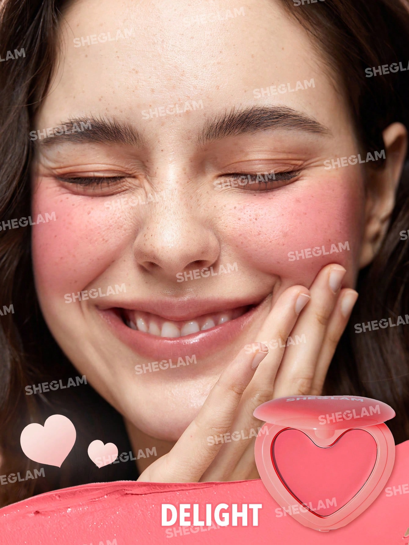 رژگونه کرمی قلبی شیگلم در 6 رنگ Playing Cupid Cream Blush