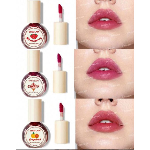 تینت لب و گونه شیگلم در 3 رنگ  sheglam For the Flush Lip & Cheek Tint