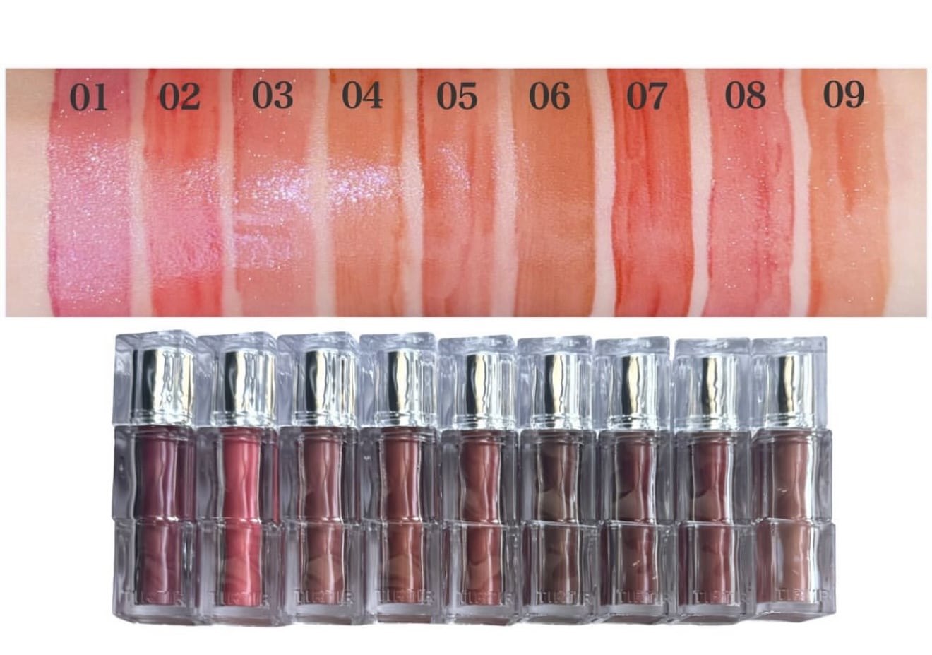 تینت لب واتریسم تیر تیر با پوششی براق در 7 مدل TIRTIR WATERISM GLOW TINT