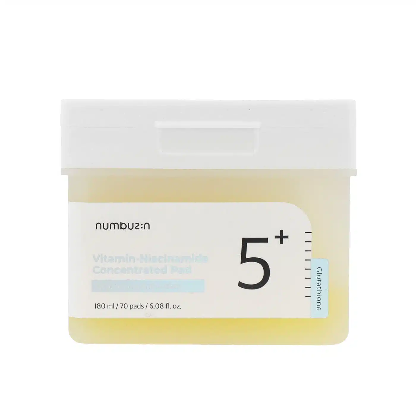 پد غلیظ نامبوزین شماره 5+ ویتامین نیاسینامید numbuzin No.5+ Vitamin Niacinamide Concentrated Pads (70pcs)