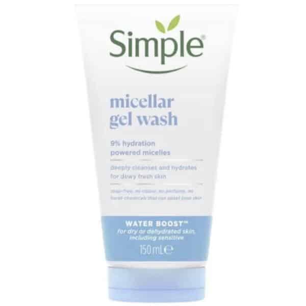 ژل شستشو صورت میسلار سیمپل حجم 150ml Simple Micellar Gel Wash 150Ml