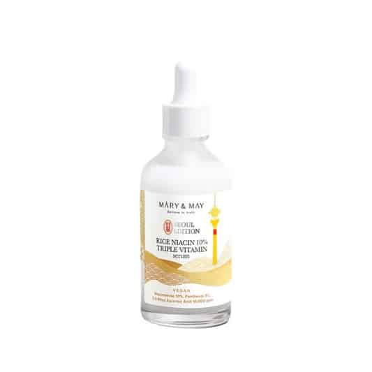 سرم نیاسین و برنج سئول ادیشن مری اند می 80 میل Mary&May Rice Niacin 10% Triple Vitamin Serum Seoul Edition