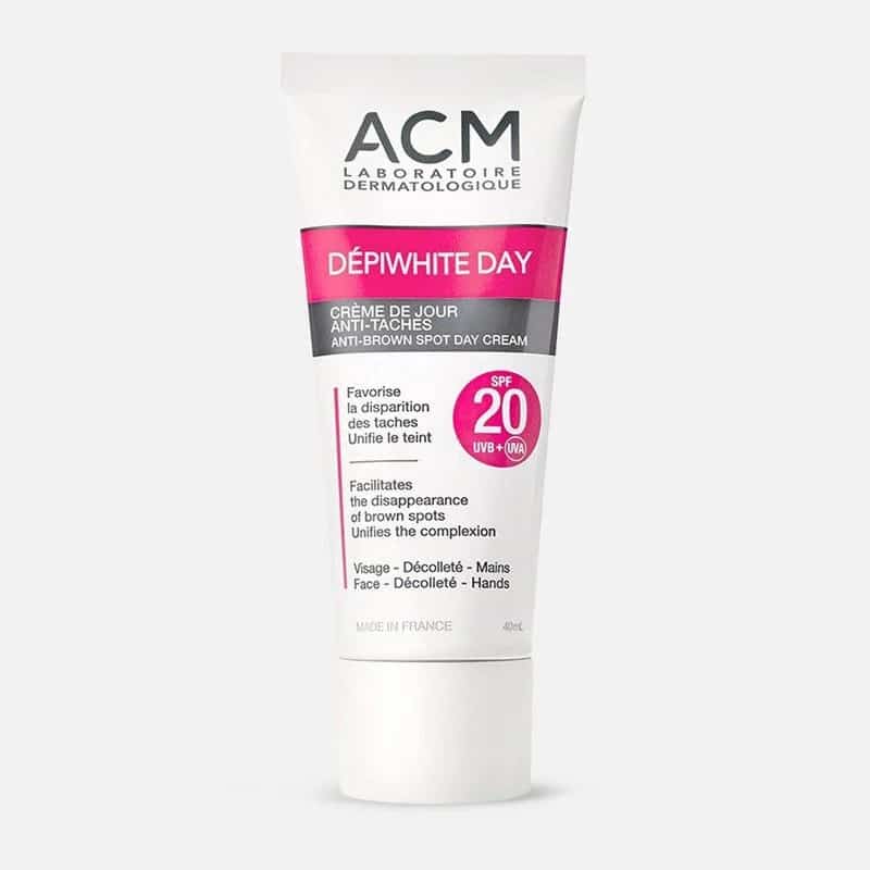 کرم ضدلک روزانه ای سی ام مناسب صورت، دست و بدن ACM DEPIWHITE DAY 40 ML SPF20