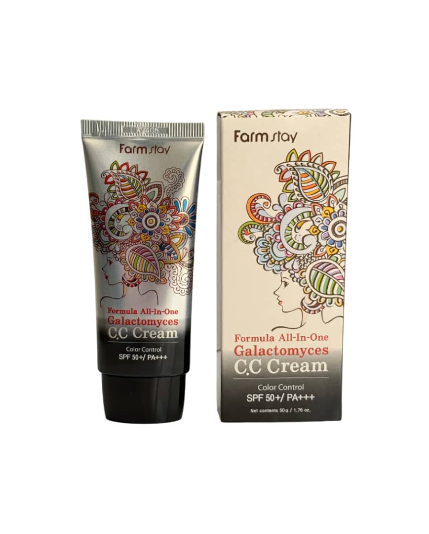 سی سی کرم  فارم استی مدل گالکتومیس – Farm Stay Galactomyces SPF50+/PA+++ C.C Cream 50ml