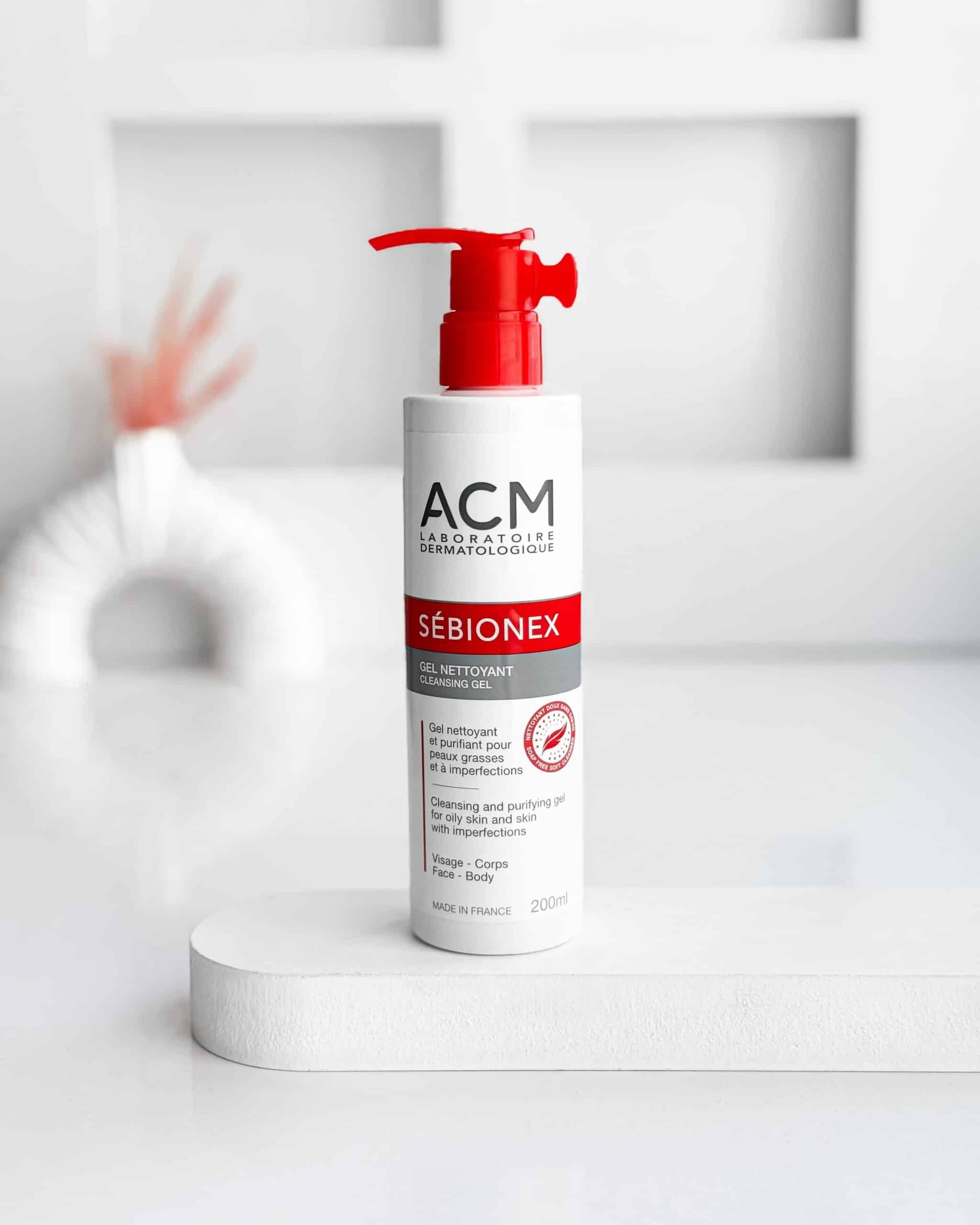 شوینده سبیونکس مناسب پوست چرب ای سی ام 200 میل ACM Sebionex Cleaning Gel 200 ml- Packaging may vary, Pack of 1