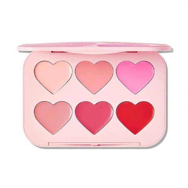 پالت 6 رنگ رژگونه کرمی شیگلم مدل SHEGLAM FLUSH CRUSH CREAM BLUSH PALETTE _ Blushing Bouquet