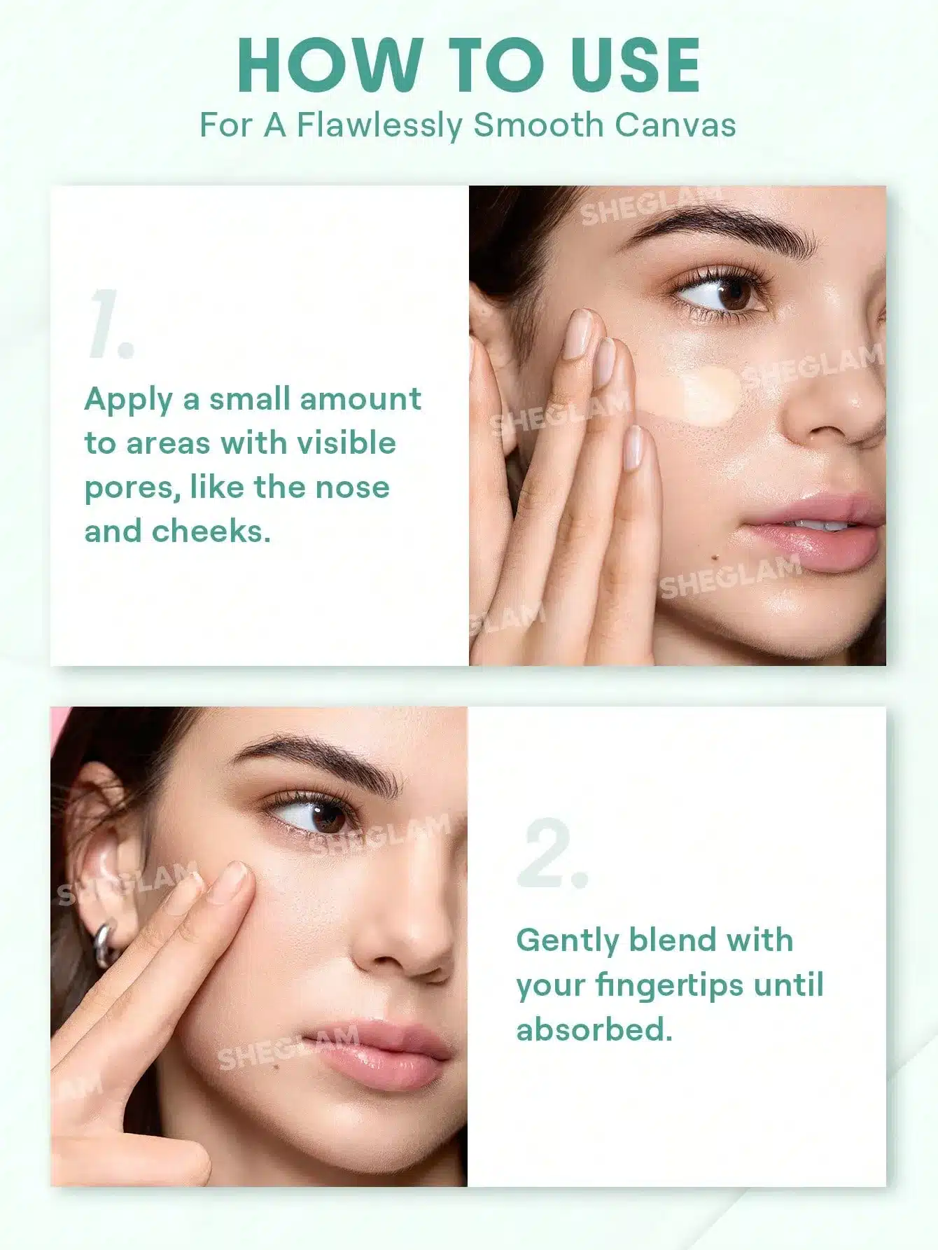 پرایمر کوچک کننده منافذ شيگلم Sheglam مدل Pore No More Primer