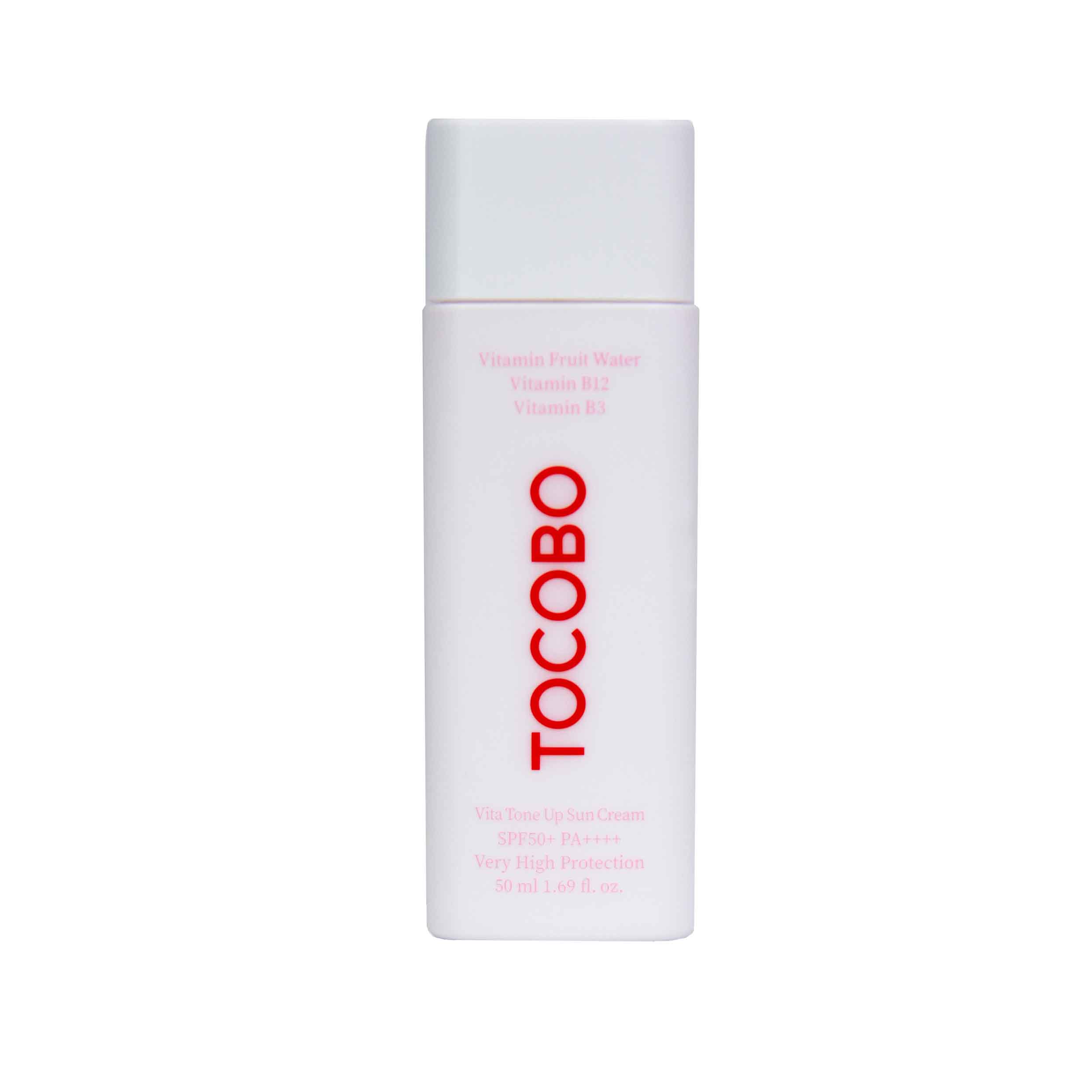 کرم ضد آفتاب تون آپ ضد لک ویتامینه توکوبو 50 میل Tocobo Vita Tone Up Sun Cream