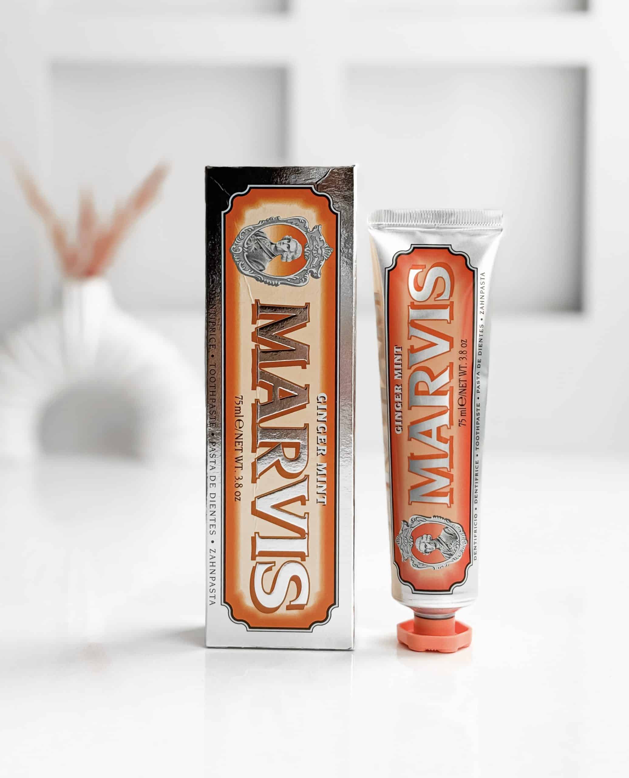 خمیر دندان جینجر مینت مارویس 75 میل Marvis Ginger Mint Toothpastl