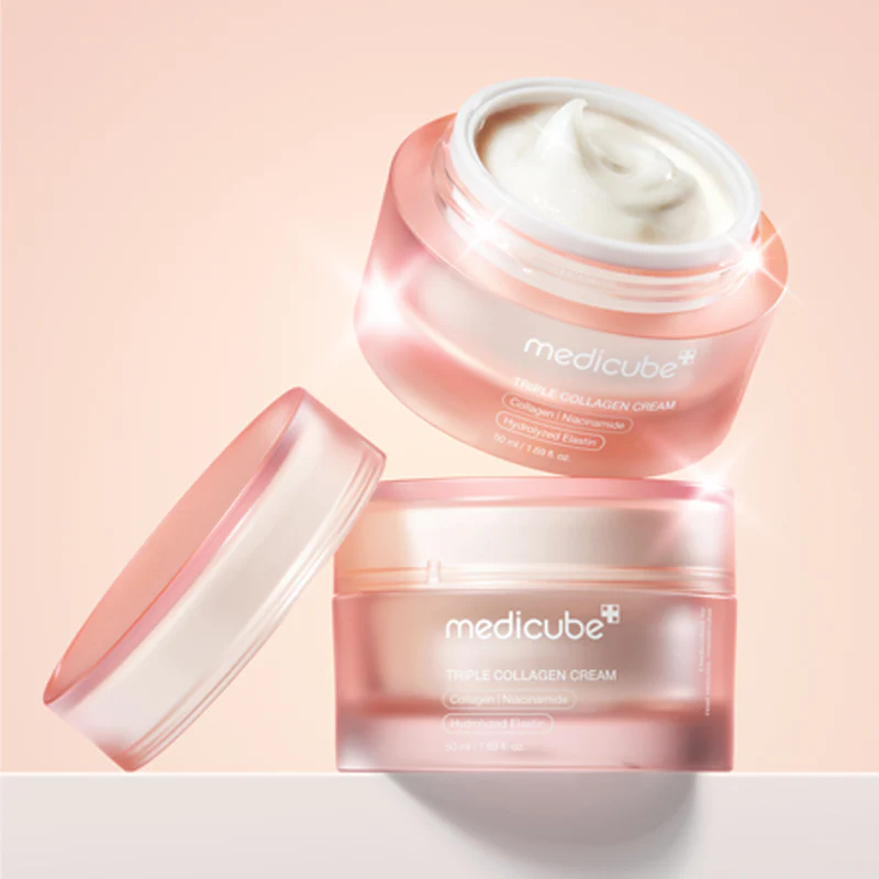 کرم جوانساز کمپلکس کلاژن مدی کیوب 50 میل Medicube Triple Collagen Cream