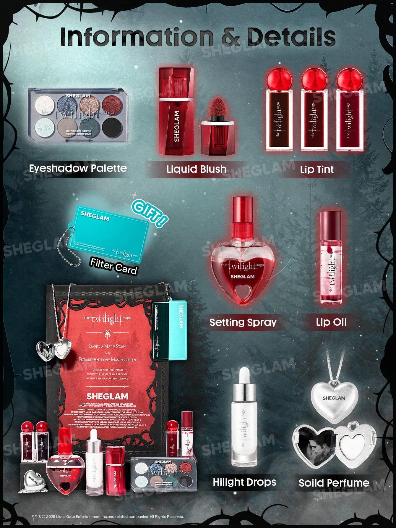 کالکشن توایلایت شیگلم – The Twilight Saga X SHEGLAM