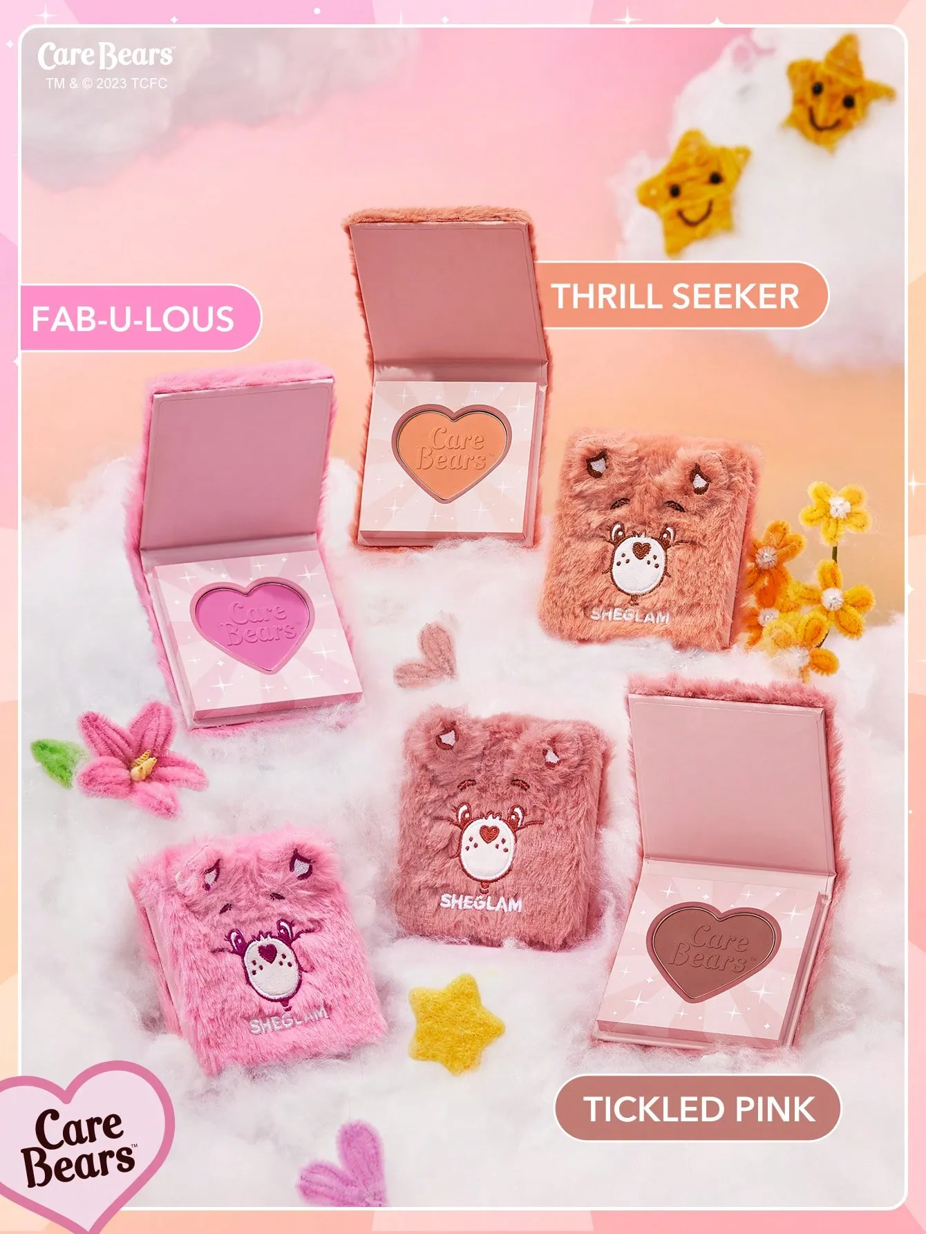 کالکشن خرسی شیگلم مجموعه جدید – Care Bears x SHEGLAM