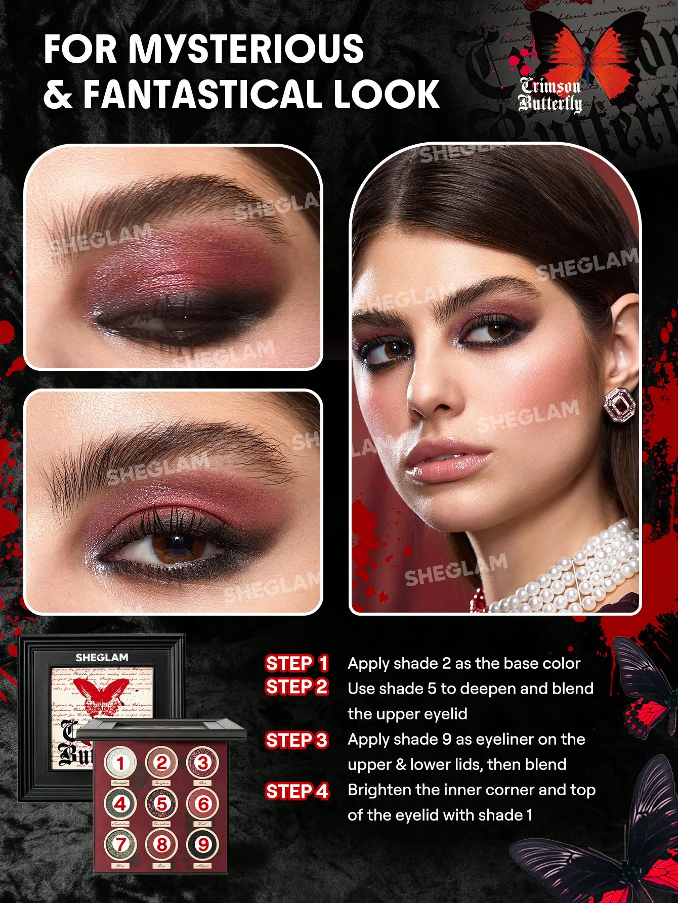 کالکشن آرایشی باتر فلای (پروانه) شیگلم Sheglam Butterfly Full Collection set