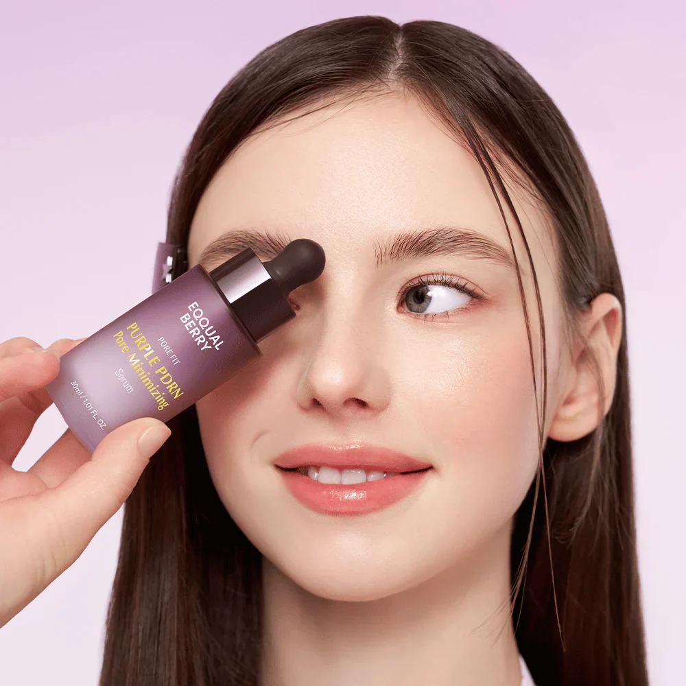 سرم کوچک کننده منافذ و روشن کننده PDRN بنفش اکوال بری Eqqualberry Purple PDRN Pore Minimizing Serum