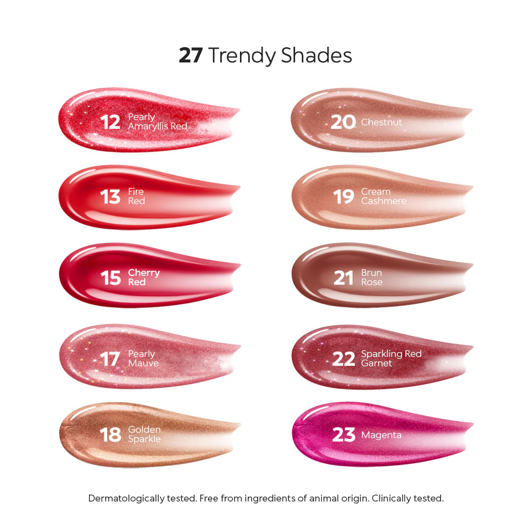 لیپ گلاس هیدرا سه بعدی کیکو در رنگ بندی 3d hydra lip gloss kiko