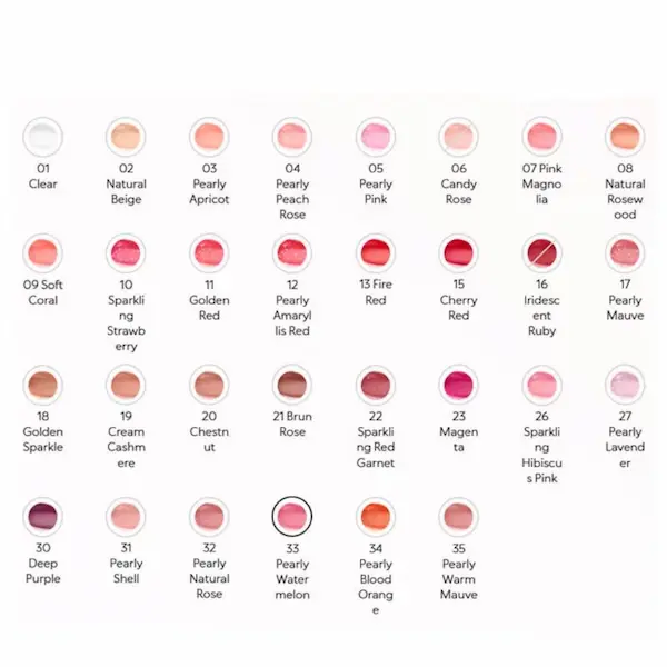 لیپ گلاس هیدرا سه بعدی کیکو در رنگ بندی 3d hydra lip gloss kiko