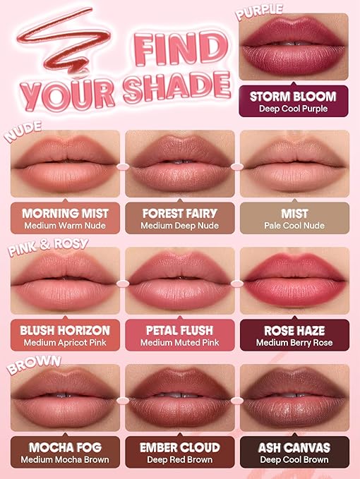 خط لب جلوه محو شیگلم کلودلاین در رنگ بندی Sheglam Cloudline Blur Lip Liner
