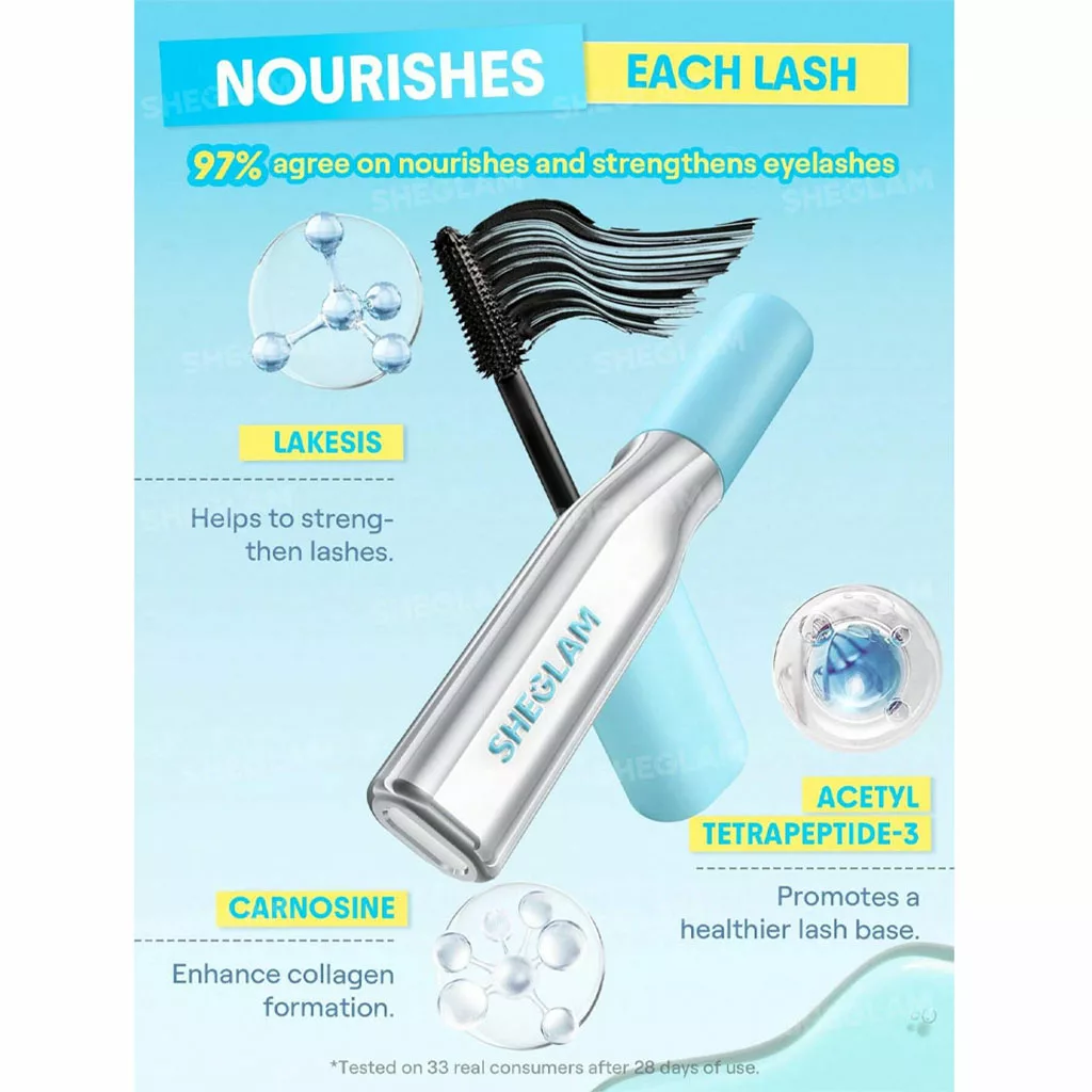 ریمل حجم دهنده مژه شیگلم آبی مدل Lashlighter & Out . Lashlighter Infinite Tubing